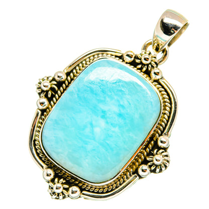 Larimar Pendants handcrafted by Ana Silver Co - PD8455