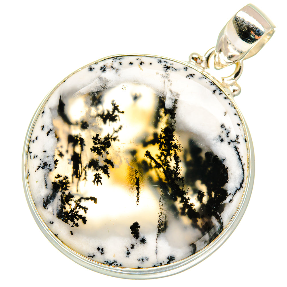 Dendritic Opal Pendants handcrafted by Ana Silver Co - PD8476