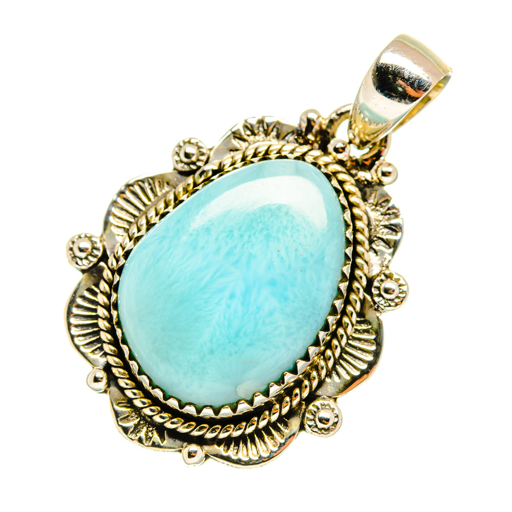 Larimar Pendants handcrafted by Ana Silver Co - PD8478