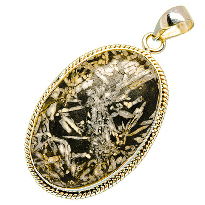 Chrysanthemum Stone Pendants handcrafted by Ana Silver Co - PD8489