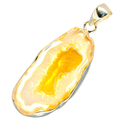 Geode Slice Pendants handcrafted by Ana Silver Co - PD8492