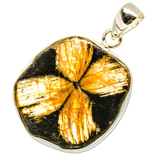 Chiastolite Pendants handcrafted by Ana Silver Co - PD8496