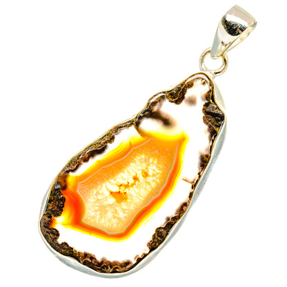Geode Slice Pendants handcrafted by Ana Silver Co - PD8499