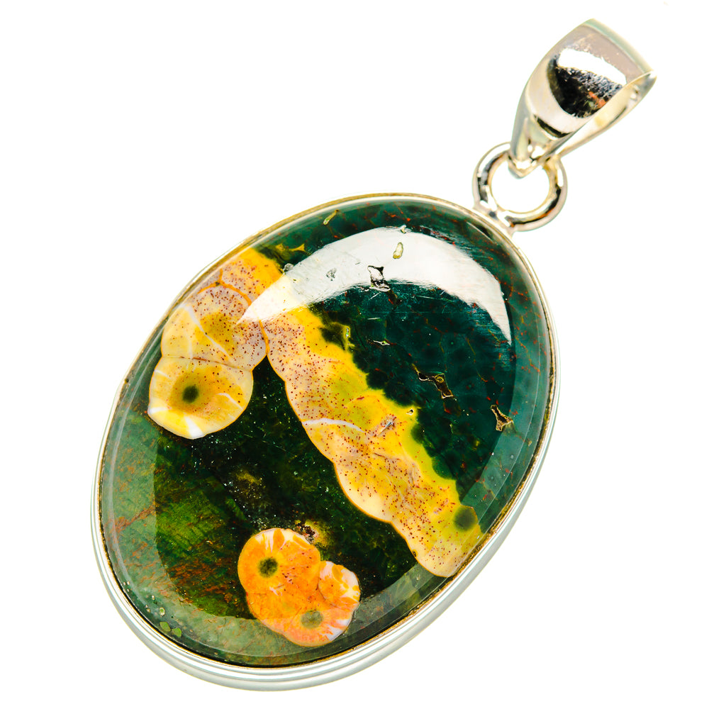Ocean Jasper Pendants handcrafted by Ana Silver Co - PD8500