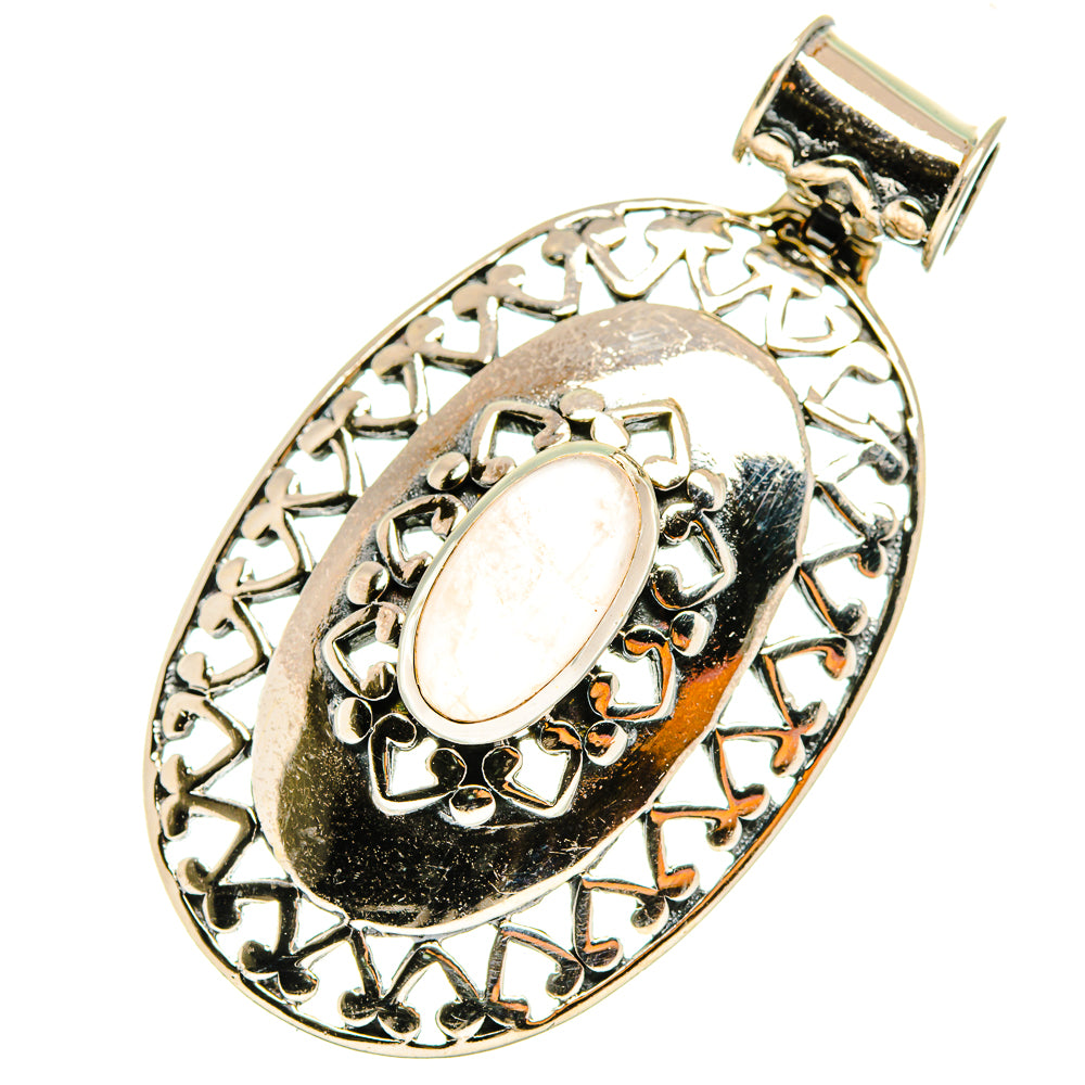 Rose Quartz Pendants handcrafted by Ana Silver Co - PD8506