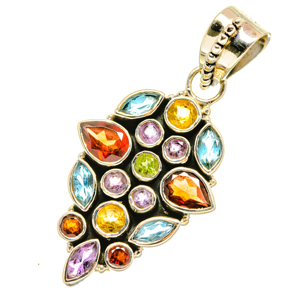 Garnet Pendants handcrafted by Ana Silver Co - PD8508