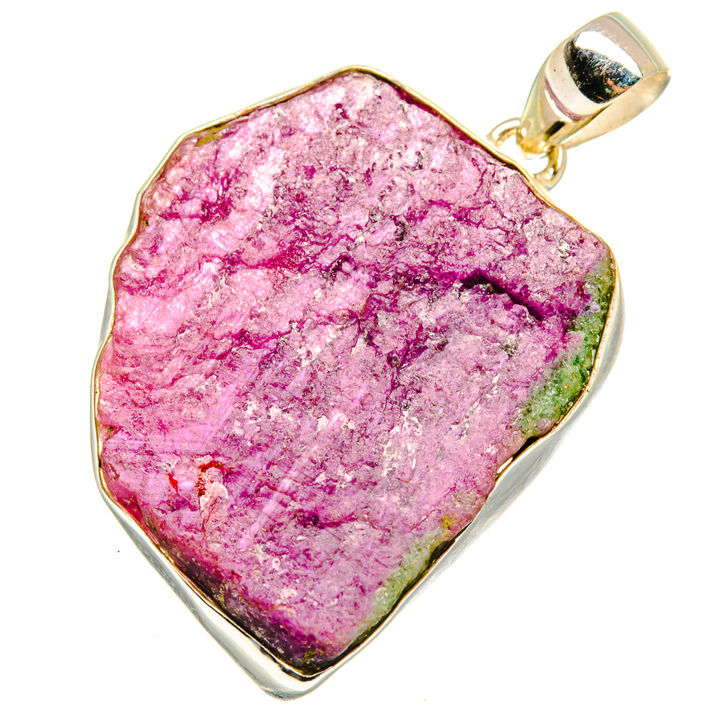 Ruby Zoisite Pendants handcrafted by Ana Silver Co - PD8512
