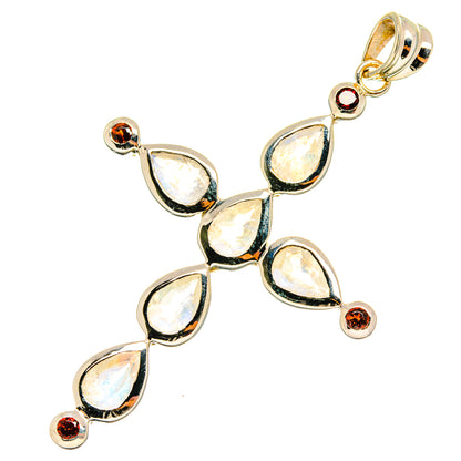Rainbow Moonstone Pendants handcrafted by Ana Silver Co - PD8524