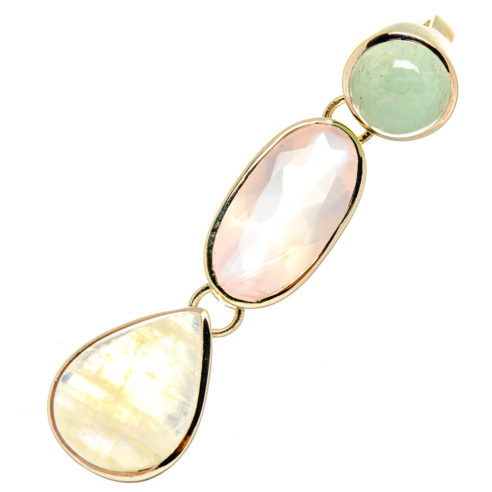 Rainbow Moonstone Pendants handcrafted by Ana Silver Co - PD8526