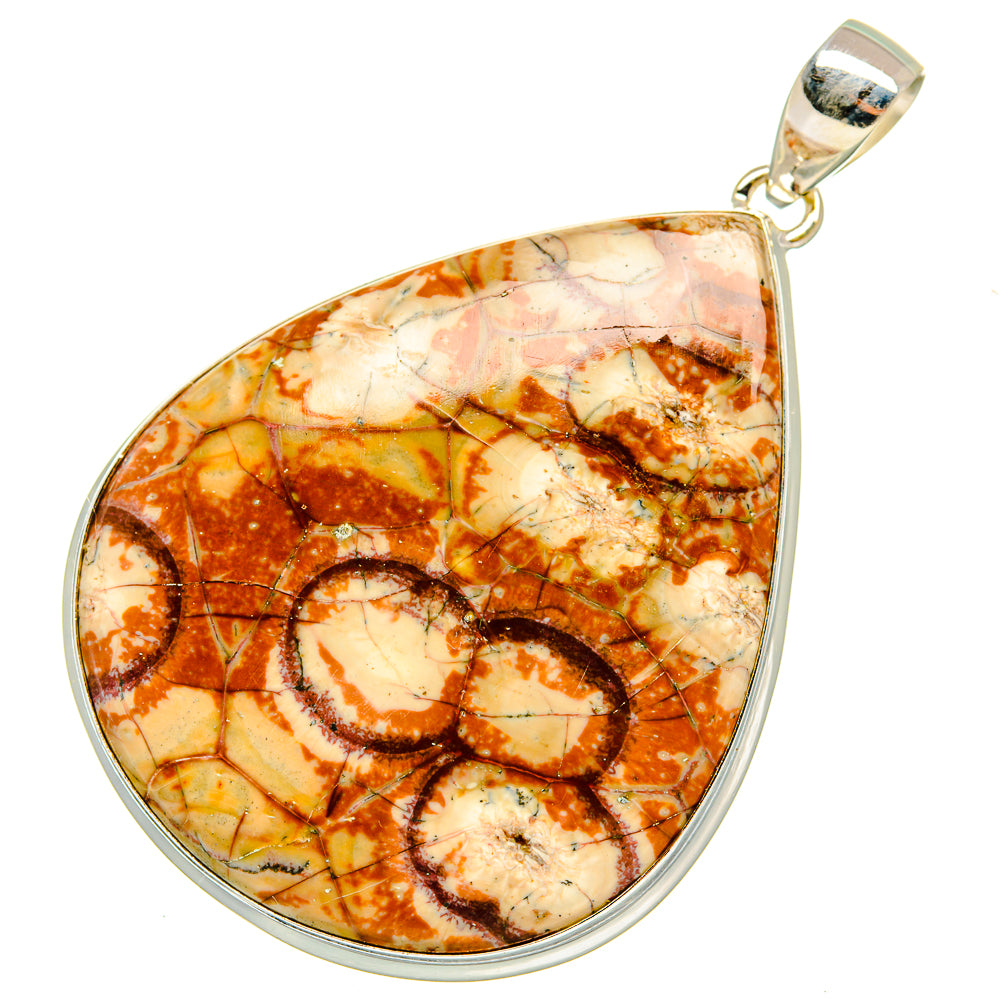 Poppy Jasper Pendants handcrafted by Ana Silver Co - PD8530