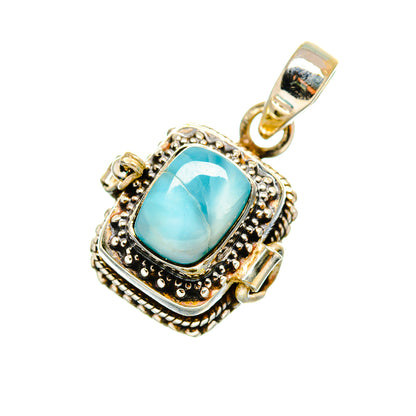 Larimar Pendants handcrafted by Ana Silver Co - PD8573