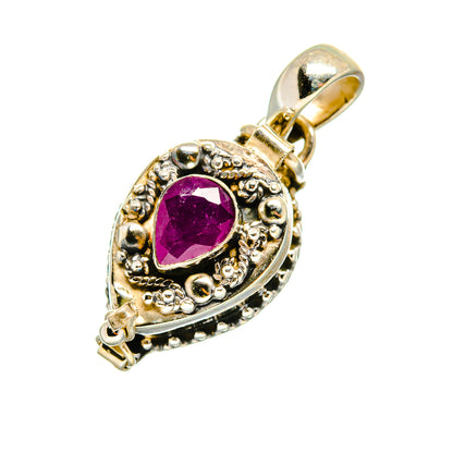 Ruby Pendants handcrafted by Ana Silver Co - PD8583
