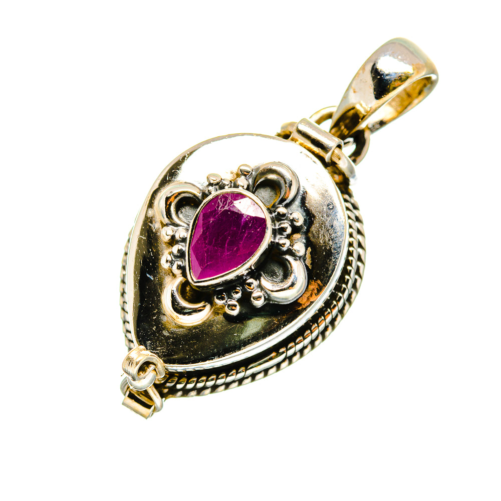 Ruby Pendants handcrafted by Ana Silver Co - PD8584