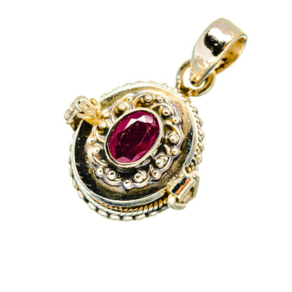 Ruby Pendants handcrafted by Ana Silver Co - PD8590