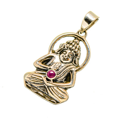 Ruby Pendants handcrafted by Ana Silver Co - PD8599