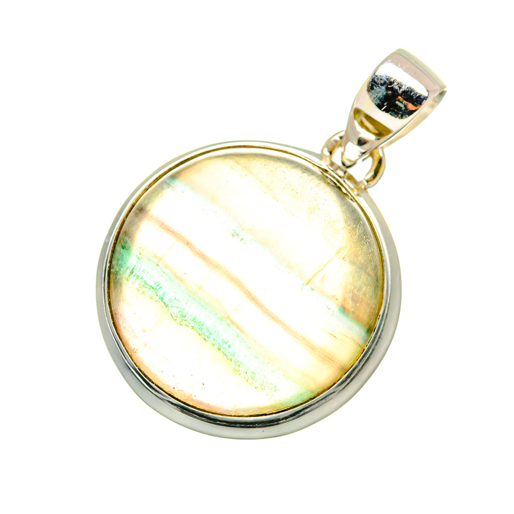 Green Fluorite Pendants handcrafted by Ana Silver Co - PD8601