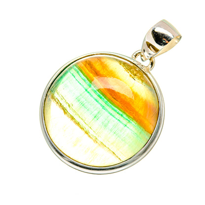 Green Fluorite Pendants handcrafted by Ana Silver Co - PD8602