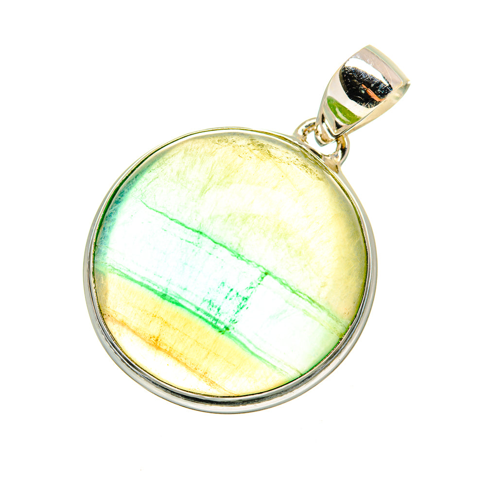 Green Fluorite Pendants handcrafted by Ana Silver Co - PD8604