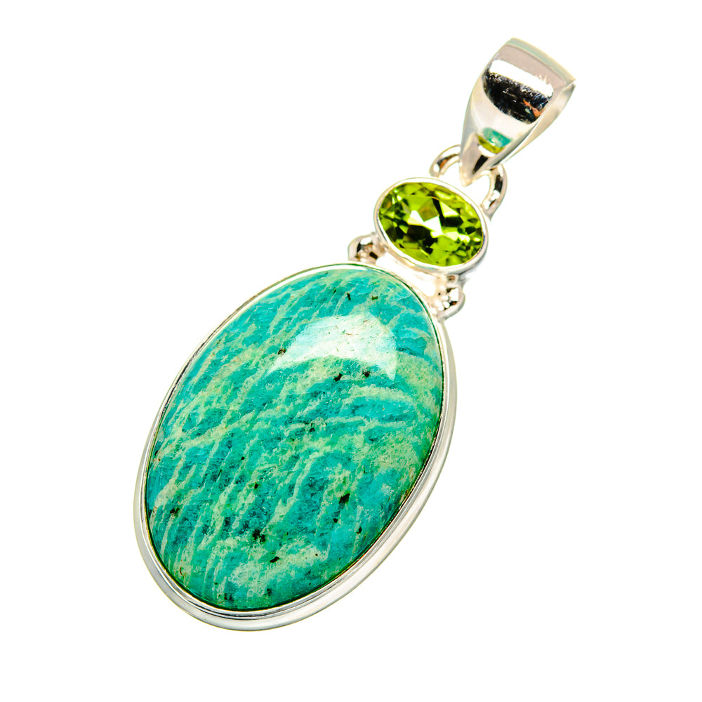 Amazonite Pendants handcrafted by Ana Silver Co - PD8609