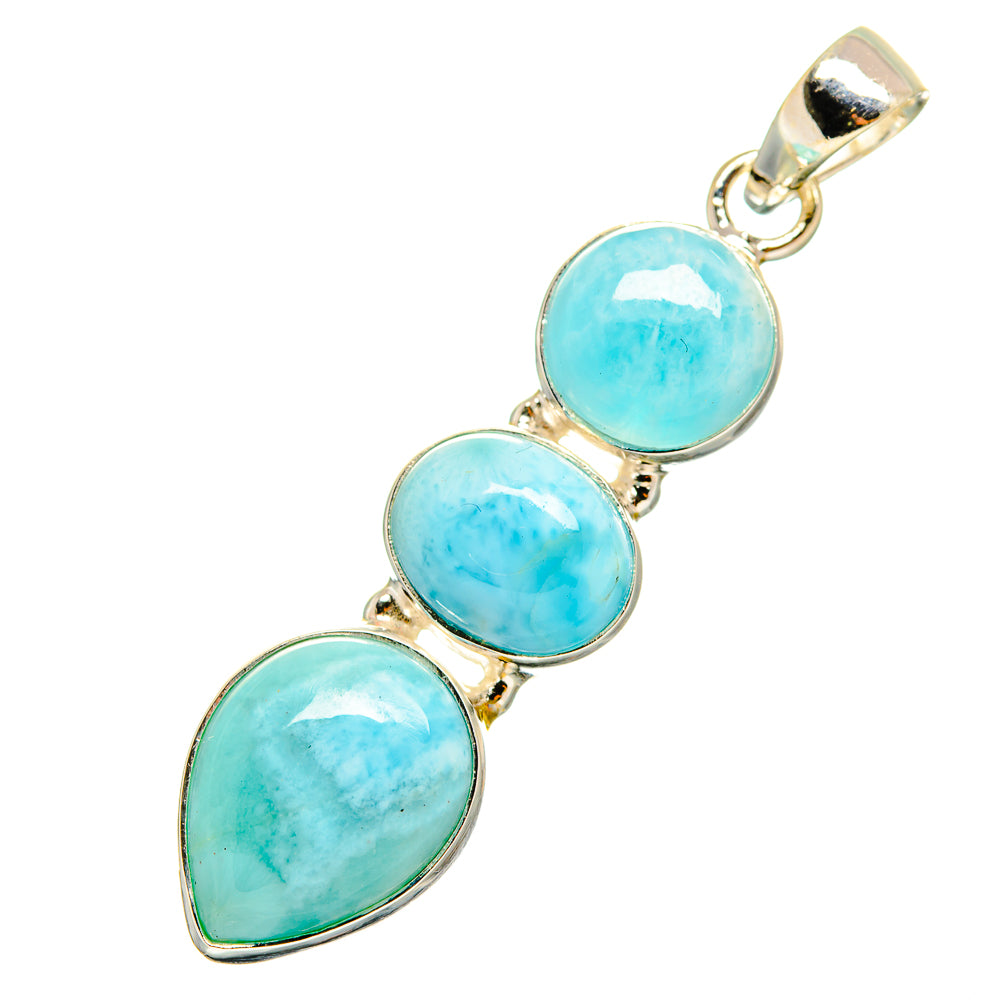 Larimar Pendants handcrafted by Ana Silver Co - PD8619