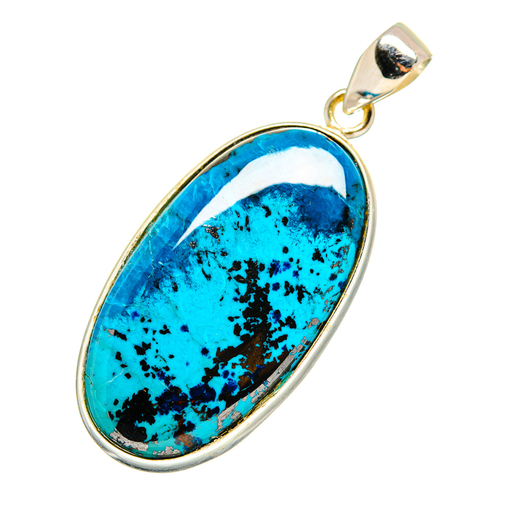 Shattuckite Pendants handcrafted by Ana Silver Co - PD8625