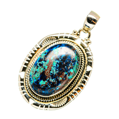 Shattuckite Pendants handcrafted by Ana Silver Co - PD8626
