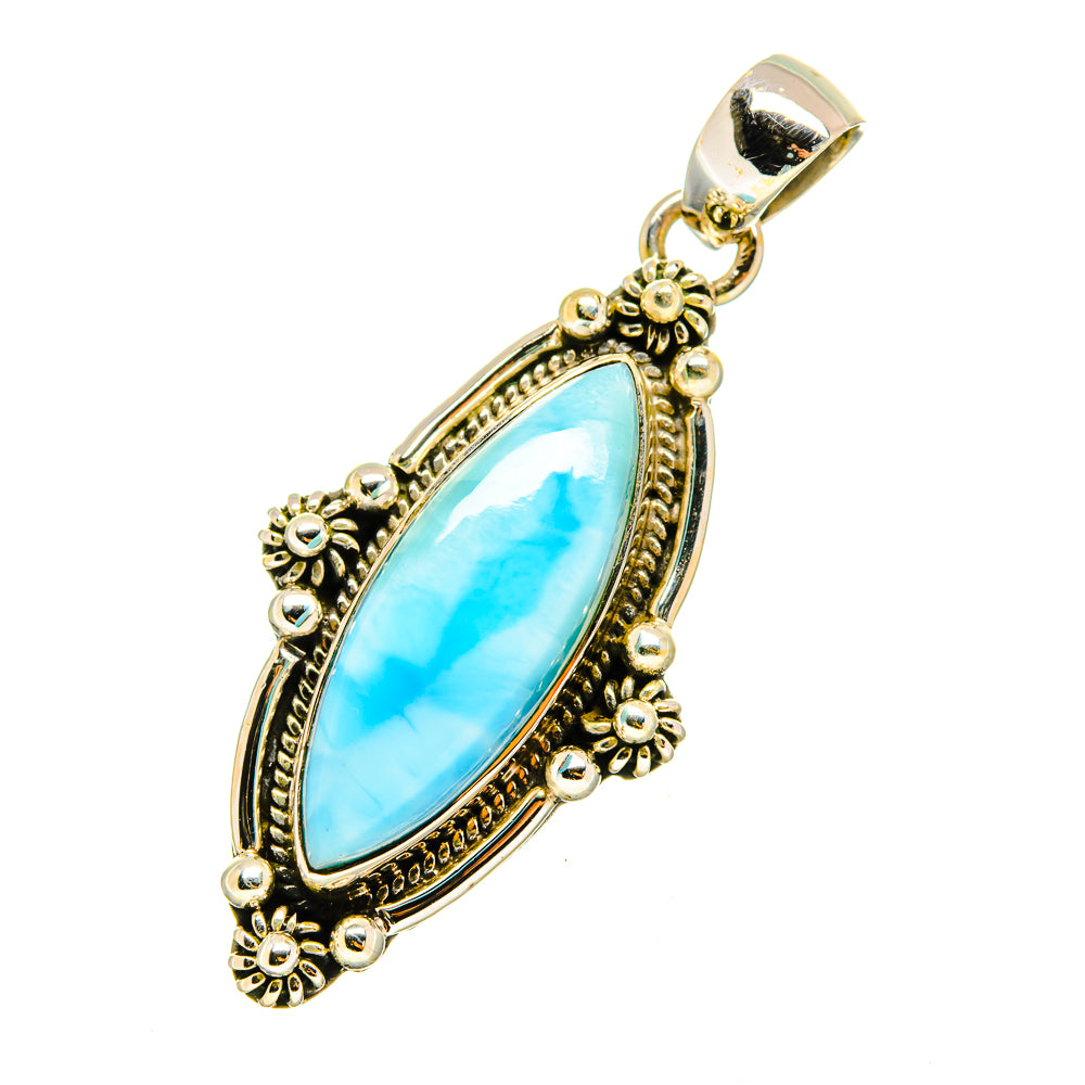 Larimar Pendants handcrafted by Ana Silver Co - PD8631