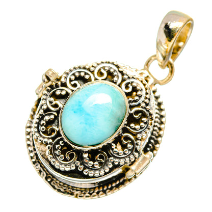 Larimar Pendants handcrafted by Ana Silver Co - PD8636