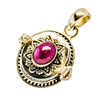 Ruby Pendants handcrafted by Ana Silver Co - PD8640