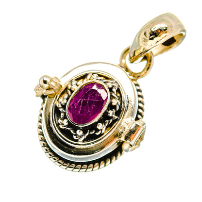 Ruby Pendants handcrafted by Ana Silver Co - PD8643