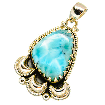 Larimar Pendants handcrafted by Ana Silver Co - PD8648