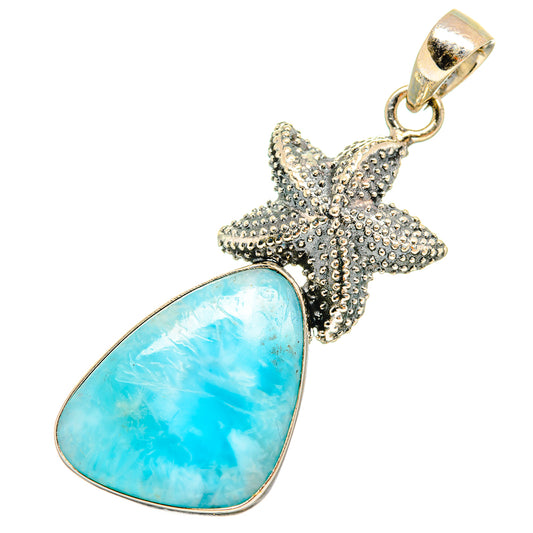 Larimar Pendants handcrafted by Ana Silver Co - PD8649