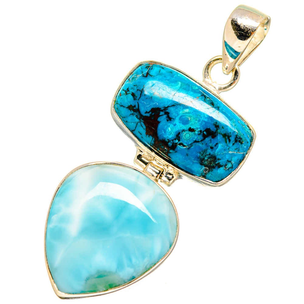 Larimar Pendants handcrafted by Ana Silver Co - PD8652