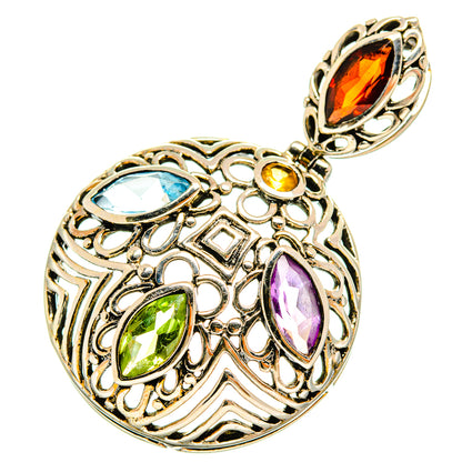 Garnet Pendants handcrafted by Ana Silver Co - PD8691