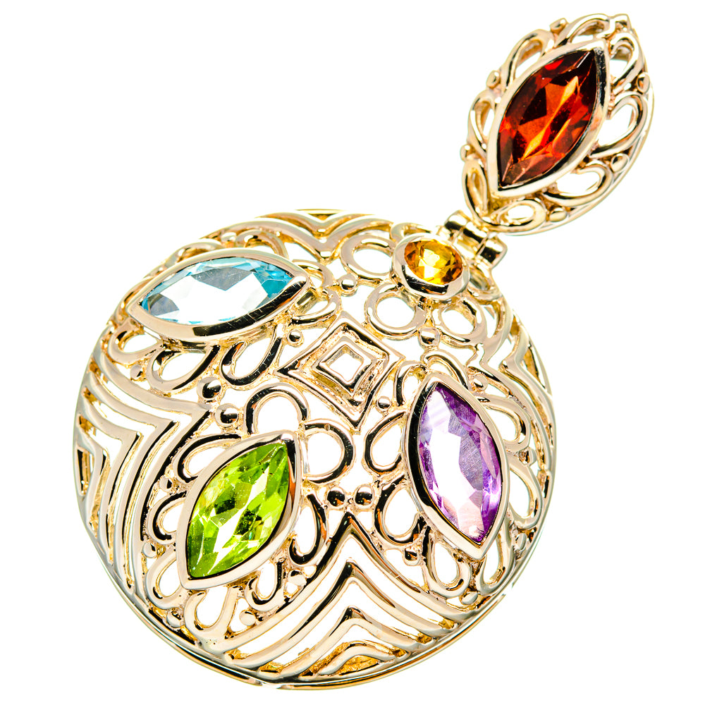 Garnet Pendants handcrafted by Ana Silver Co - PD8692