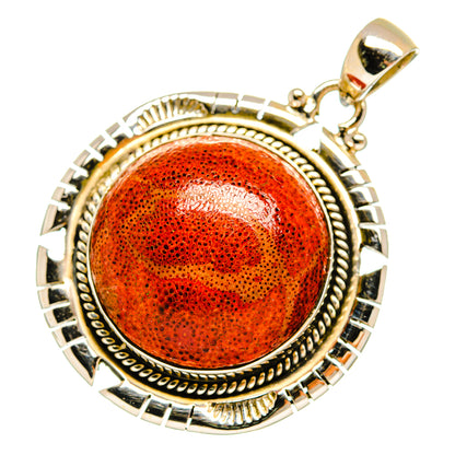 Sponge Coral Pendants handcrafted by Ana Silver Co - PD8699