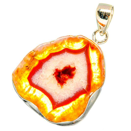 Geode Slice Pendants handcrafted by Ana Silver Co - PD8702