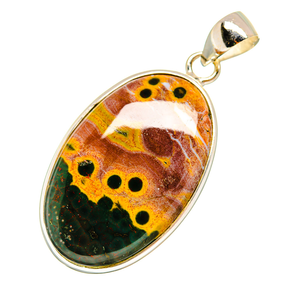 Ocean Jasper Pendants handcrafted by Ana Silver Co - PD8712