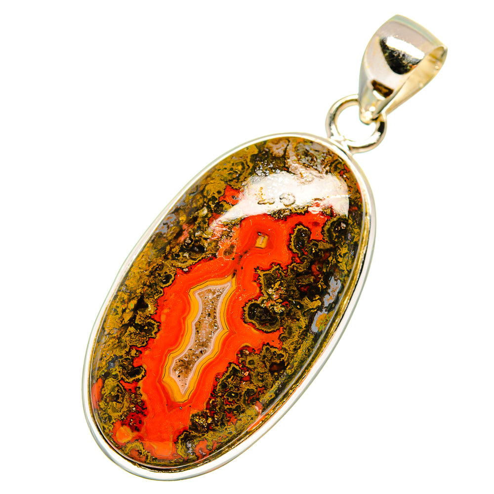 Moroccan Agate Pendants handcrafted by Ana Silver Co - PD8714