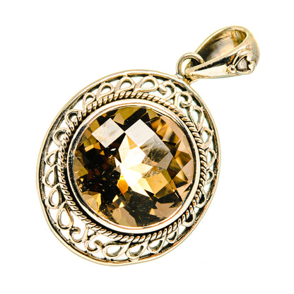 Smoky Quartz Pendants handcrafted by Ana Silver Co - PD8746