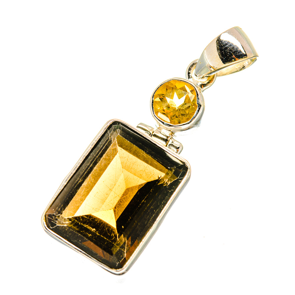 Smoky Quartz Pendants handcrafted by Ana Silver Co - PD8748