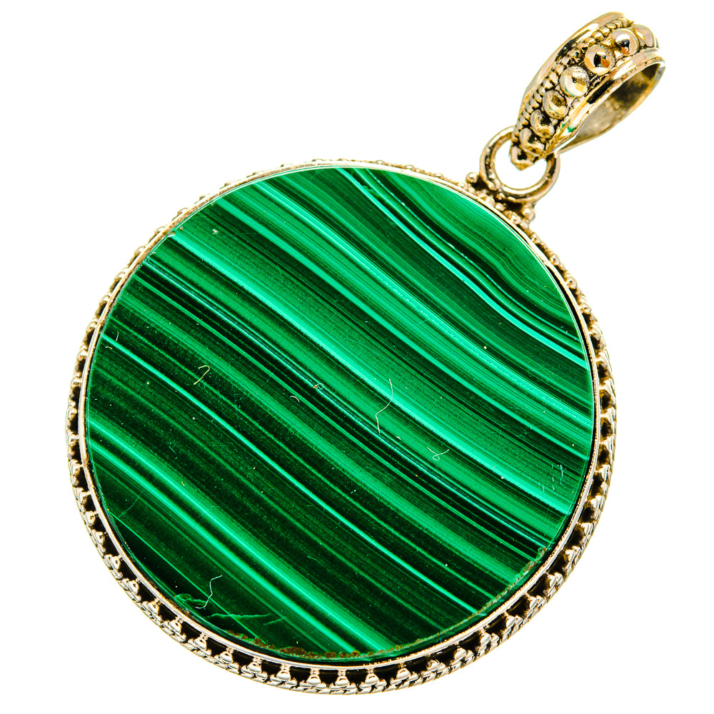 Malachite Pendants handcrafted by Ana Silver Co - PD8772