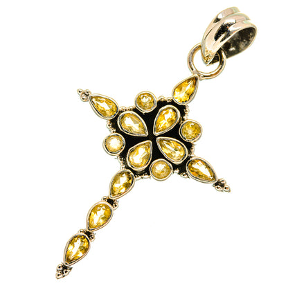 Citrine Pendants handcrafted by Ana Silver Co - PD8784