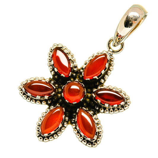 Red Onyx Pendants handcrafted by Ana Silver Co - PD8786