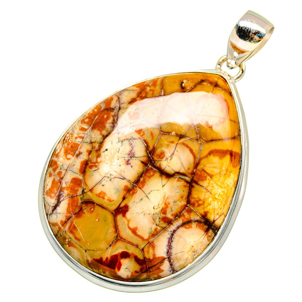 Poppy Jasper Pendants handcrafted by Ana Silver Co - PD8817
