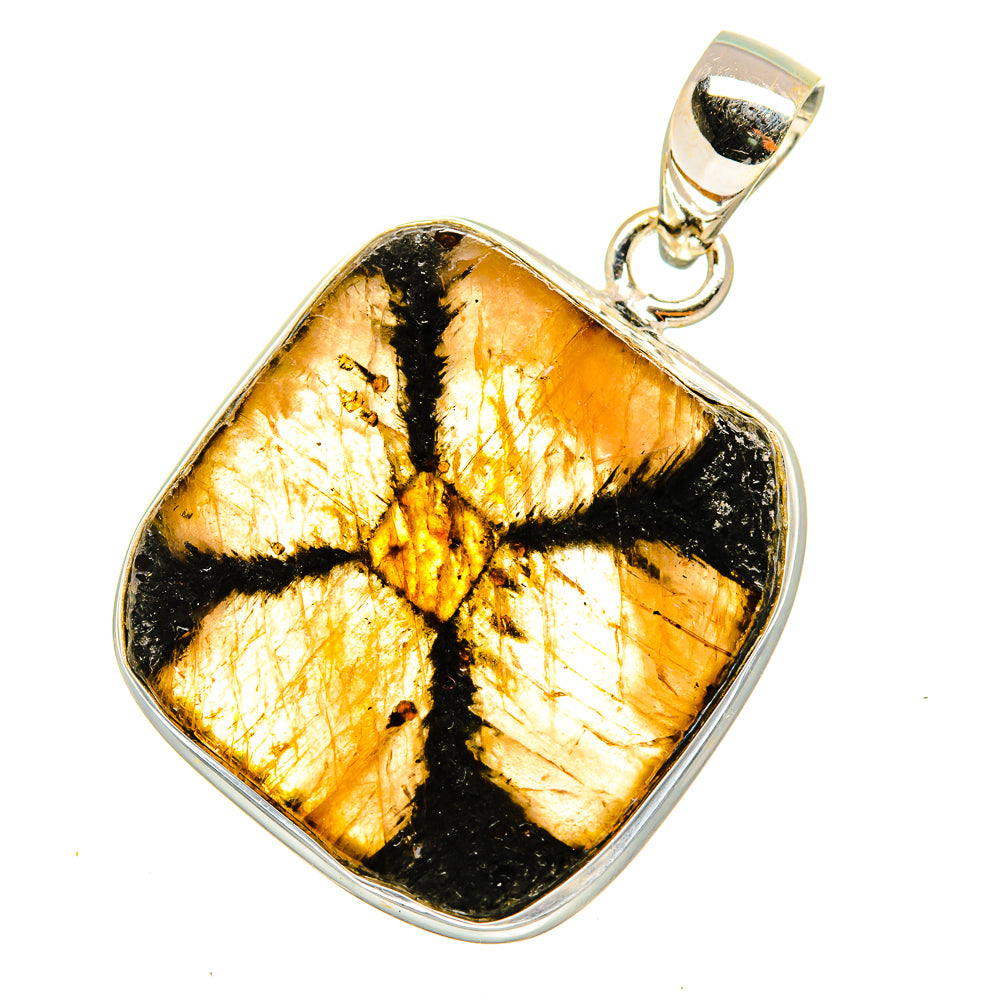 Chiastolite Pendants handcrafted by Ana Silver Co - PD8826