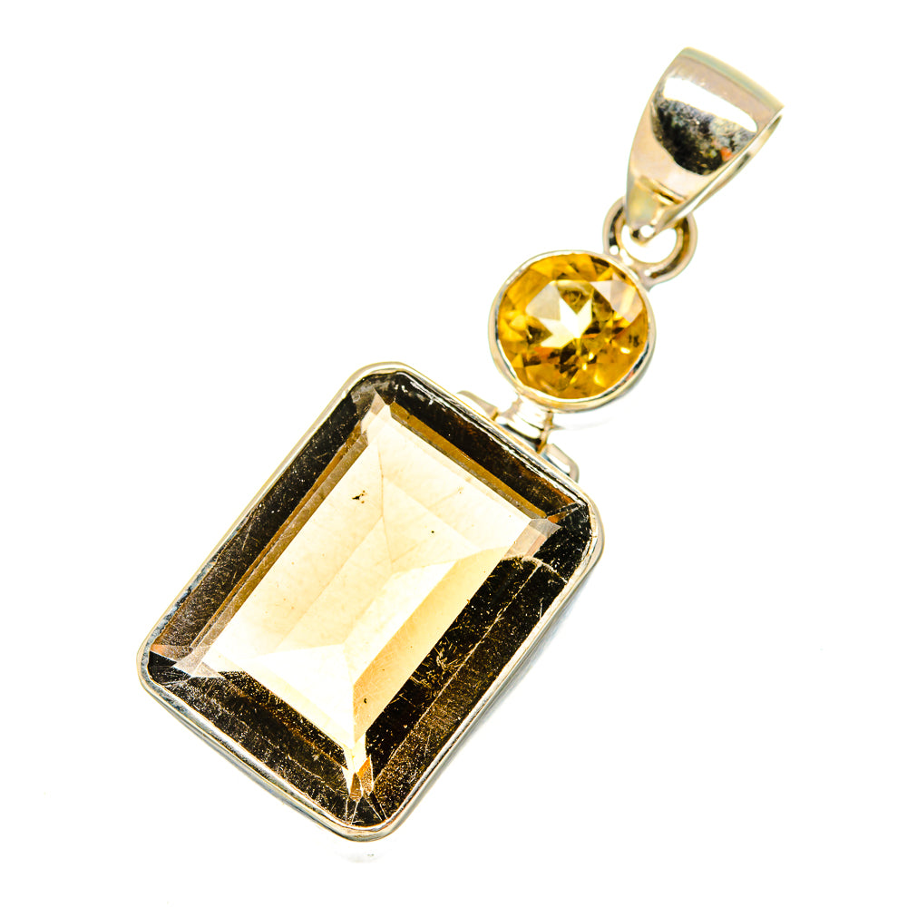 Smoky Quartz Pendants handcrafted by Ana Silver Co - PD8827