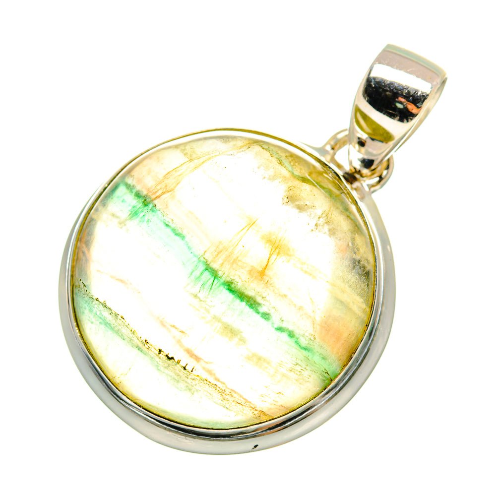 Green Fluorite Pendants handcrafted by Ana Silver Co - PD8845