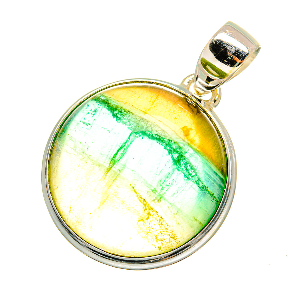 Green Fluorite Pendants handcrafted by Ana Silver Co - PD8846