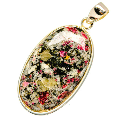 Russian Eudialyte Pendants handcrafted by Ana Silver Co - PD8852